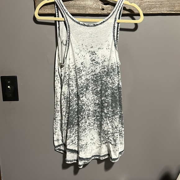 Vintage True Religion Y2K distressed burnt out, metallic tank muscle top - Picture 5 of 10